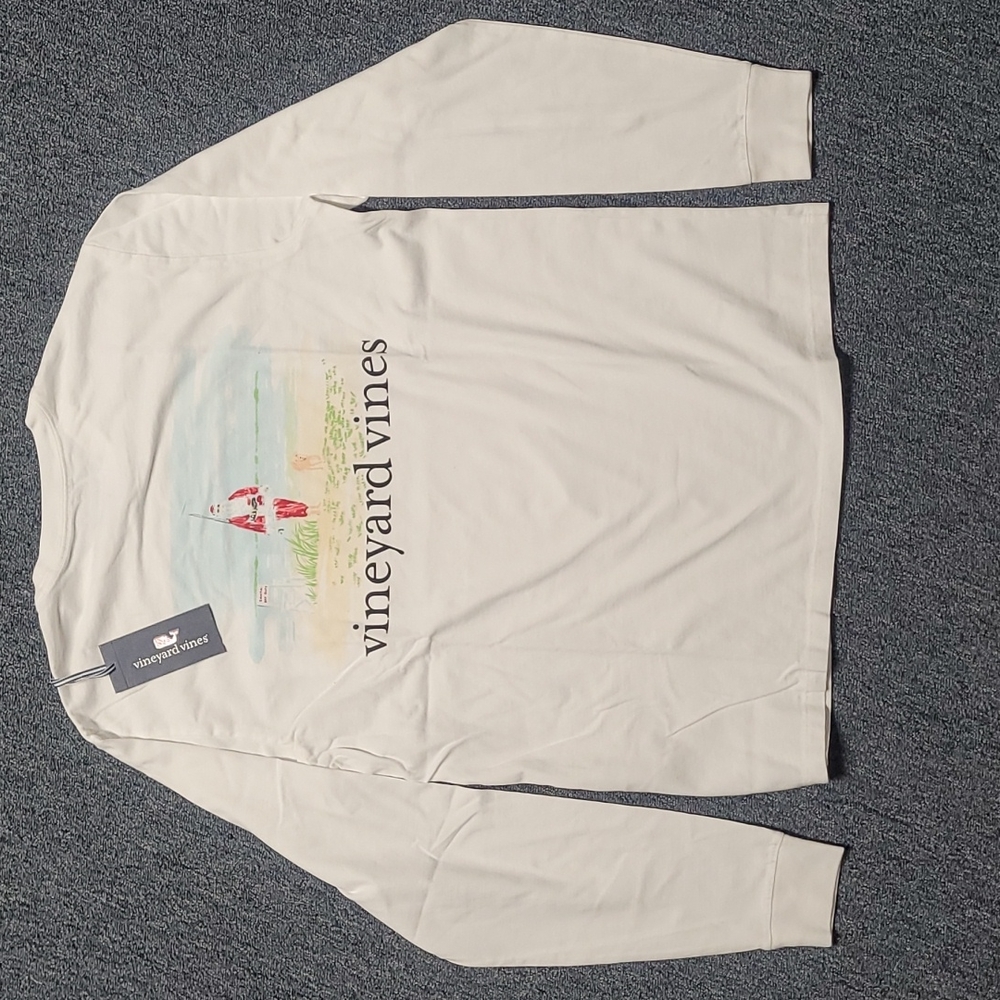 Vinyard Vines Santa Long Sleeve Tee